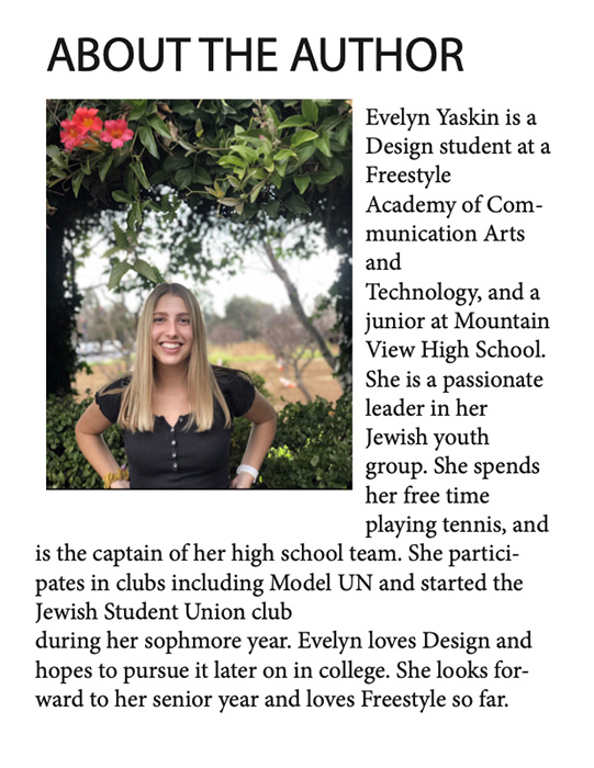 Article by Evelyn Yaskin